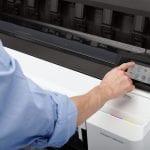 HP DesignJet T1600 Dual Roll 36-Inch Printer Panel