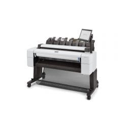 HP DesignJet T2600 Dual Roll 36-Inch Multifunction Printer Left Facing