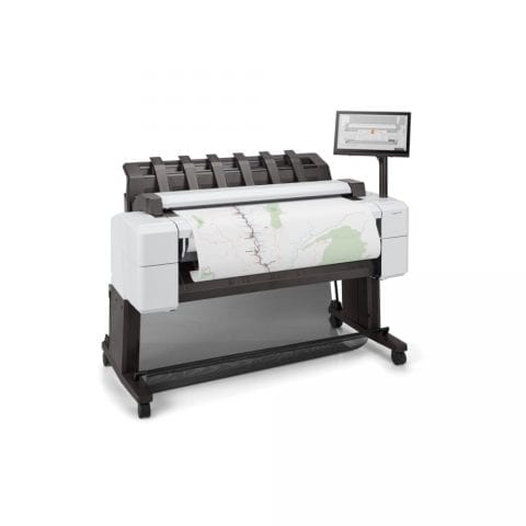 HP DesignJet T2600 PostScript 36-Inch Multifunction Printer Right Facing
