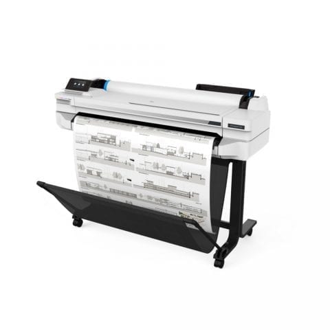 HP DesignJet T525 36-Inch Printer Left Facing