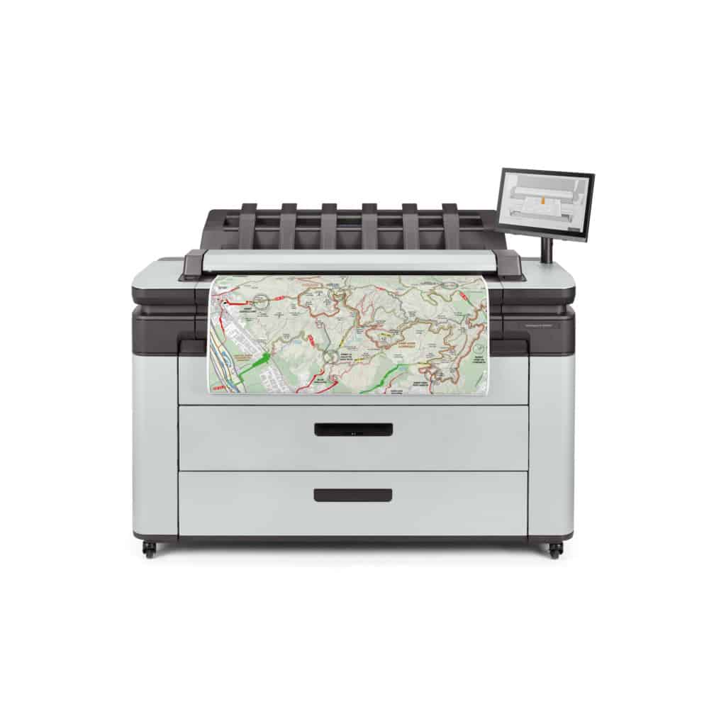 HP DesignJet XL 3600 Dual Roll 36-Inch Multifunction Printer Front