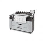HP DesignJet XL 3600 Dual Roll PostScript 36-Inch Multifunction Printer Left Facing