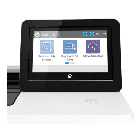HP LaserJet Managed E50045dw Mono A4 Printer Detail View web