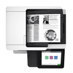 HP LaserJet Managed E52645 Mono A4 Multifunction Printer Top View web
