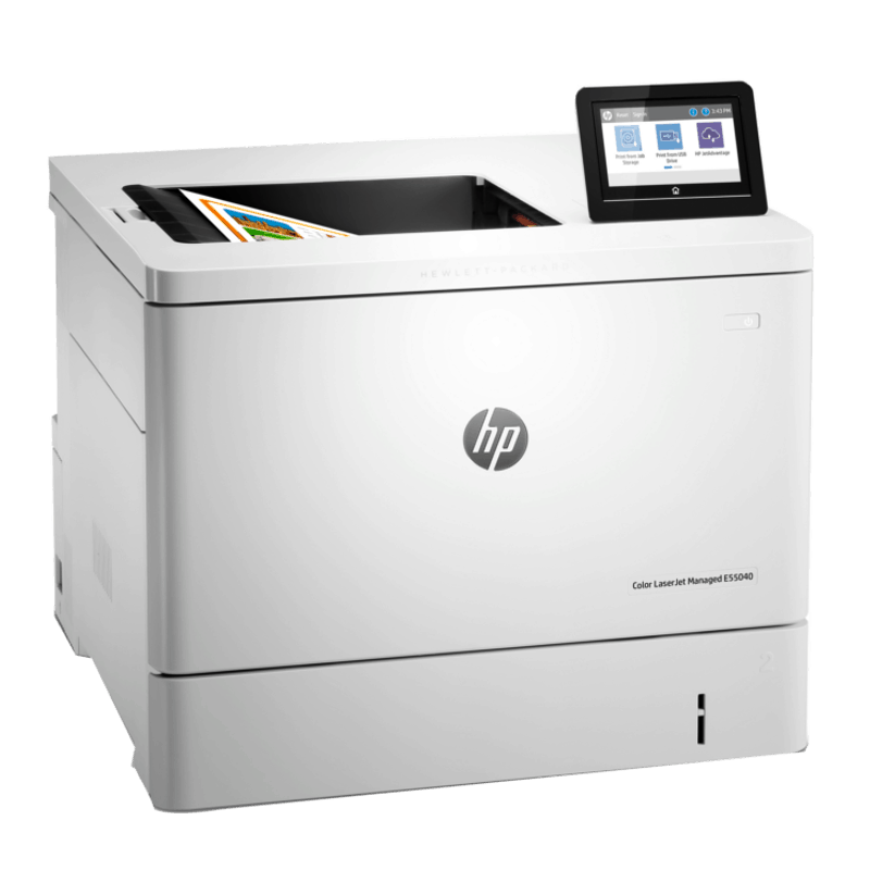 HP LaserJet Managed E55040dw Colour A4 Printer Right View web