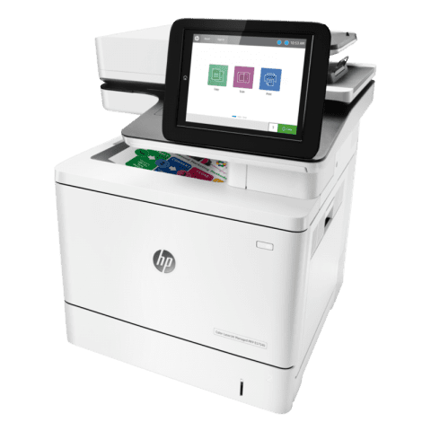 HP LaserJet Managed E57540 Colour A4 Multifunction Printer Left View web
