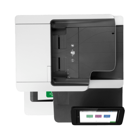 HP LaserJet Managed E57540 Colour A4 Multifunction Printer Top View web