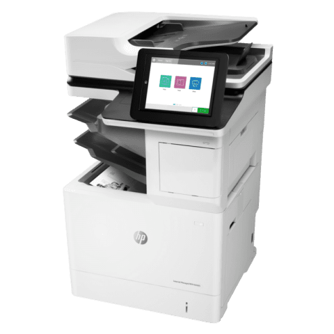 HP LaserJet Managed E62665hs Mono A4 Multifunction Printer Left View web
