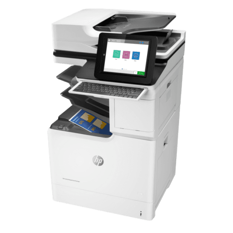 HP LaserJet Managed E67660z Colour A4 Multifunction Printer Left View web