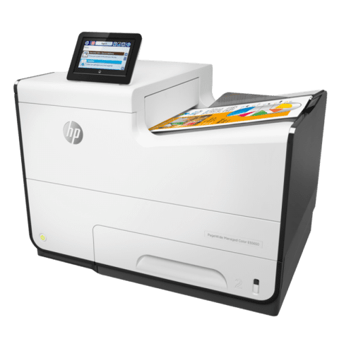 HP PageWide Managed E55650dn Colour A4 Printer Left View web