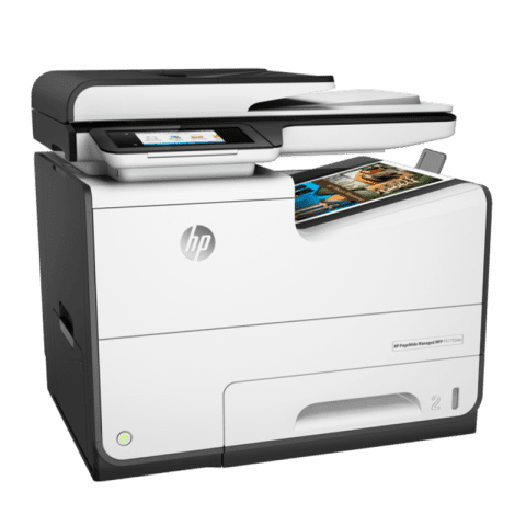 HP PageWide Managed P57750dw Colour A4 Multifunction Printer Right View web