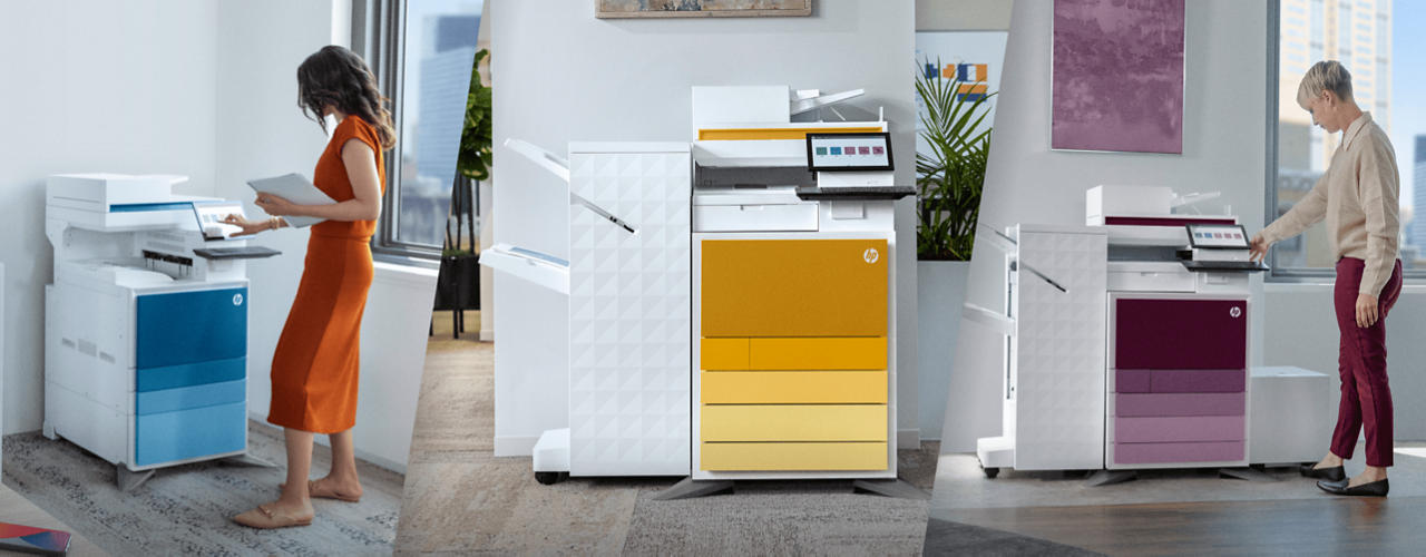 HP Welcomes Office Workers Back with Stylish Intelligent Printers