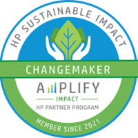 HP Changemeaker Partner Program Badge